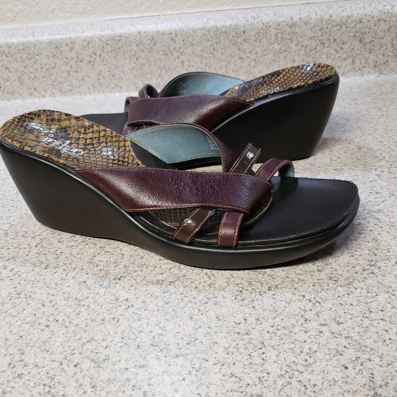 indigo wedge sandals